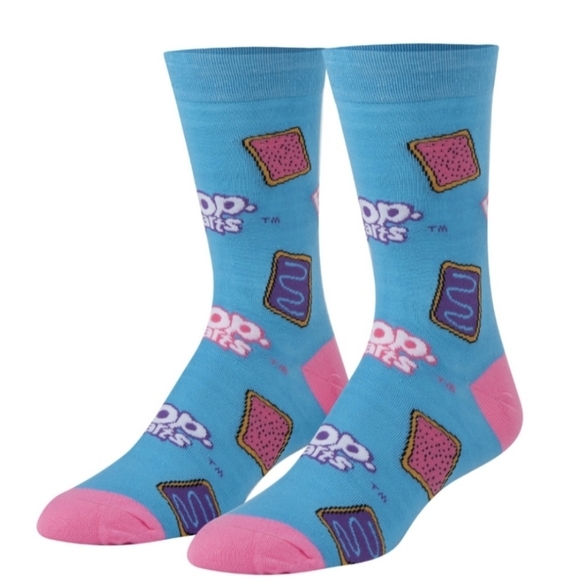 NWT! Mens Pop Tart Funny Crew Socks - Picture 1 of 6